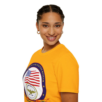 DeLand Naval Air Station Museum Lighter Colors Unisex T-Shirt by theGreenDragonTavern.shop