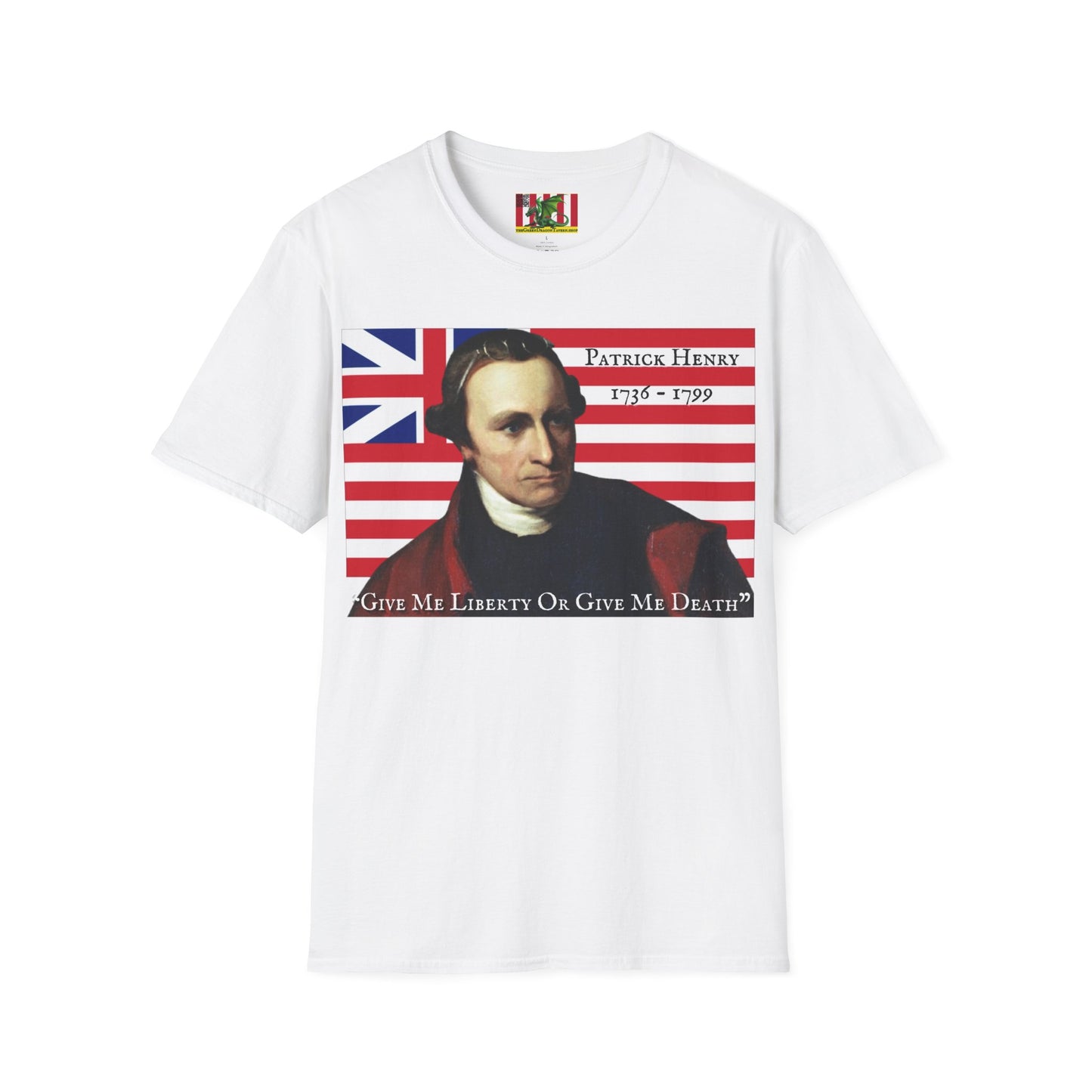 Patrick Henry Light colors Unisex T-Shirt by theGreenDragonTavern.shop