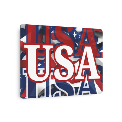 USA! USA! USA White Center Metal Art Sign by theGreenDragonTavern.shop