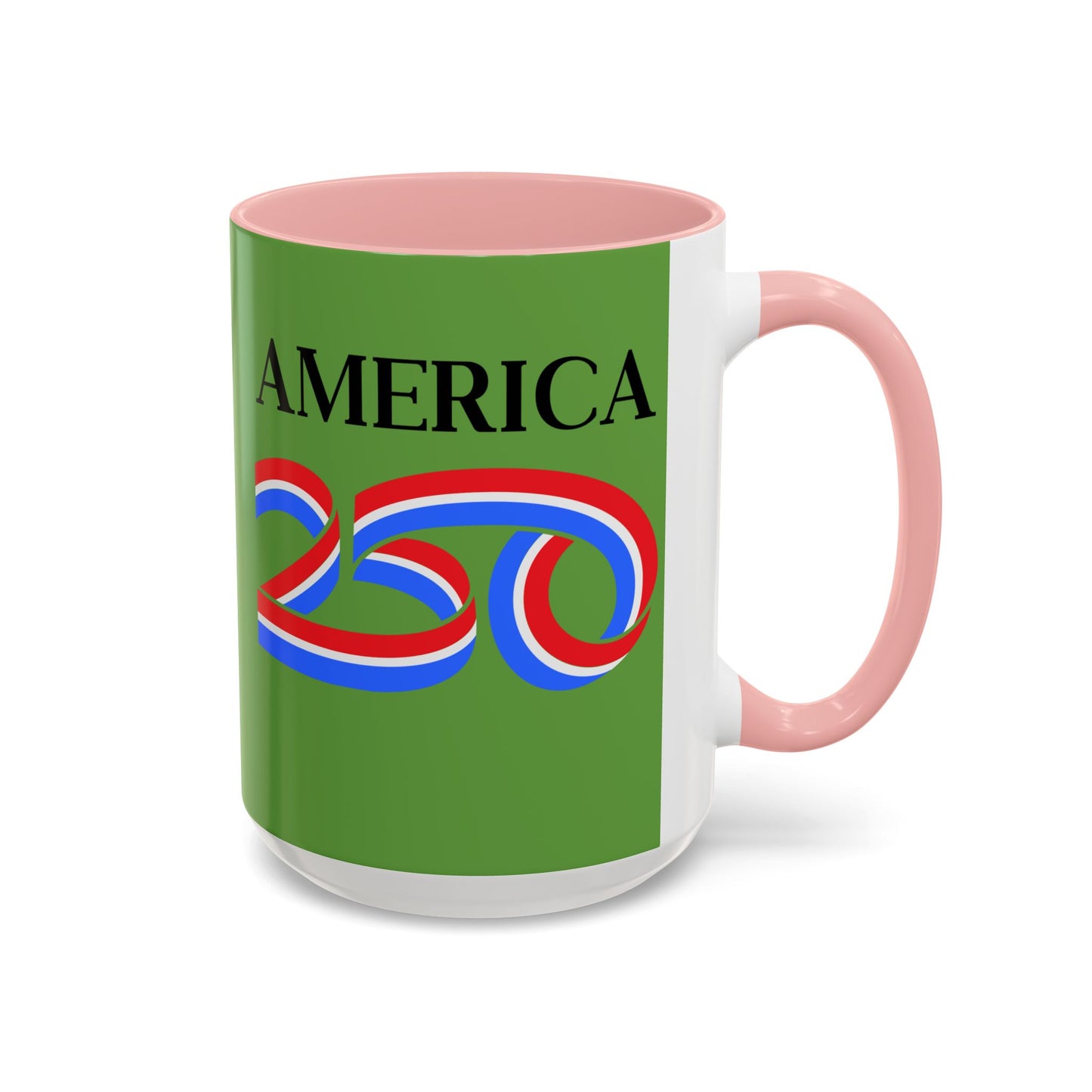 America 250 Green Accent Mug by theGreenDragonTavern.shop