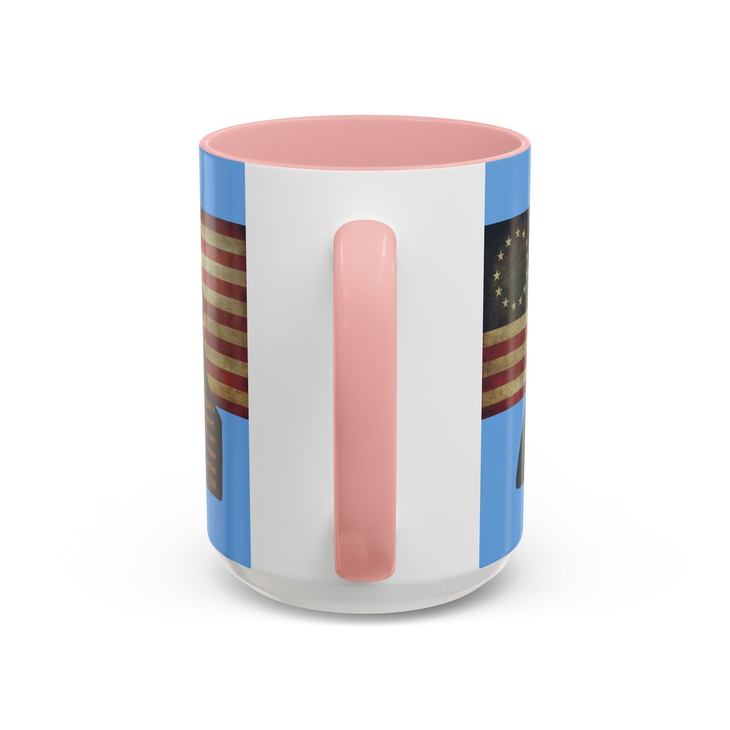 Washington's Earnest Prayer Light Blue Accent Mug by theGreenDragonTavern.shop