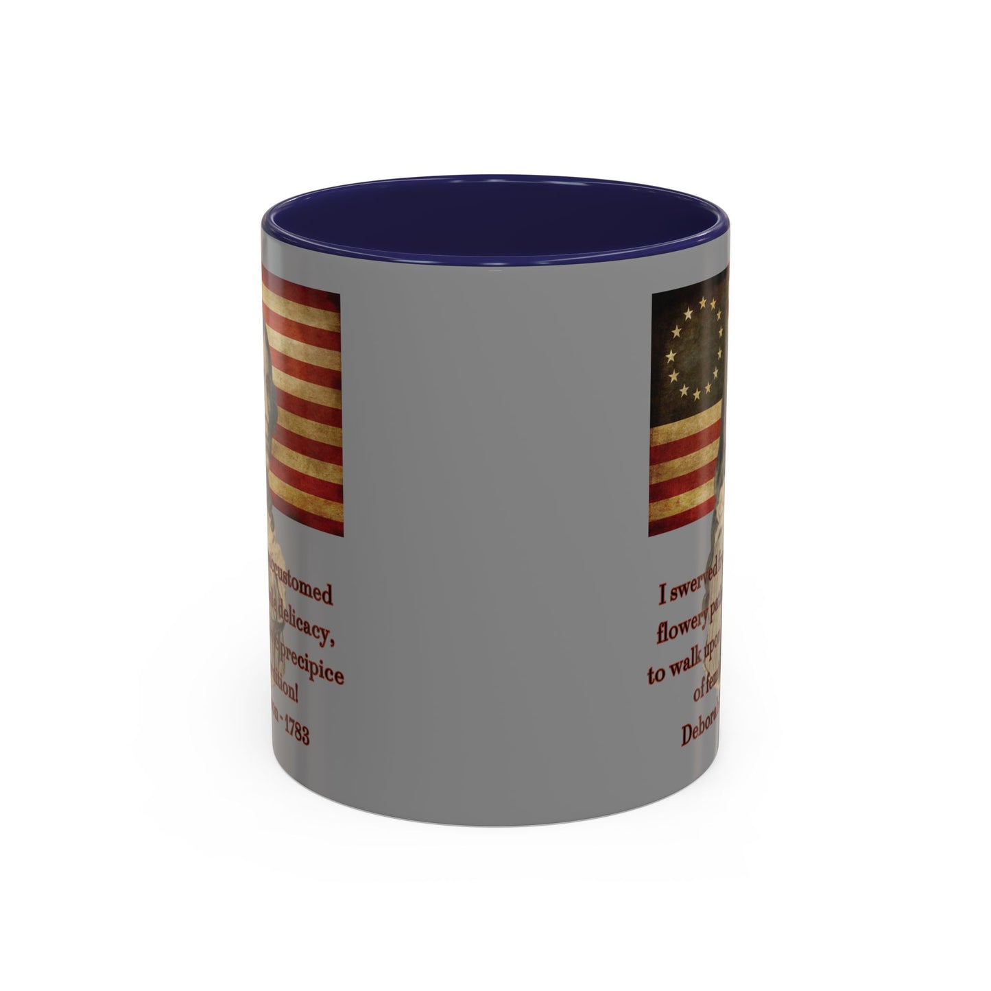 Deborah Sampson, America's Mulan Grey Accent Mug by theGreenDragonTavern.shop