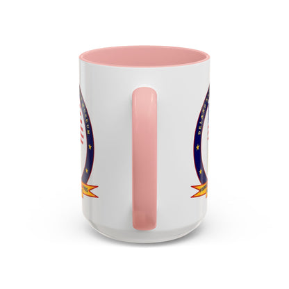 DeLand Naval Air Station Museum White Accent Mug by theGreenDragonTavern.shop
