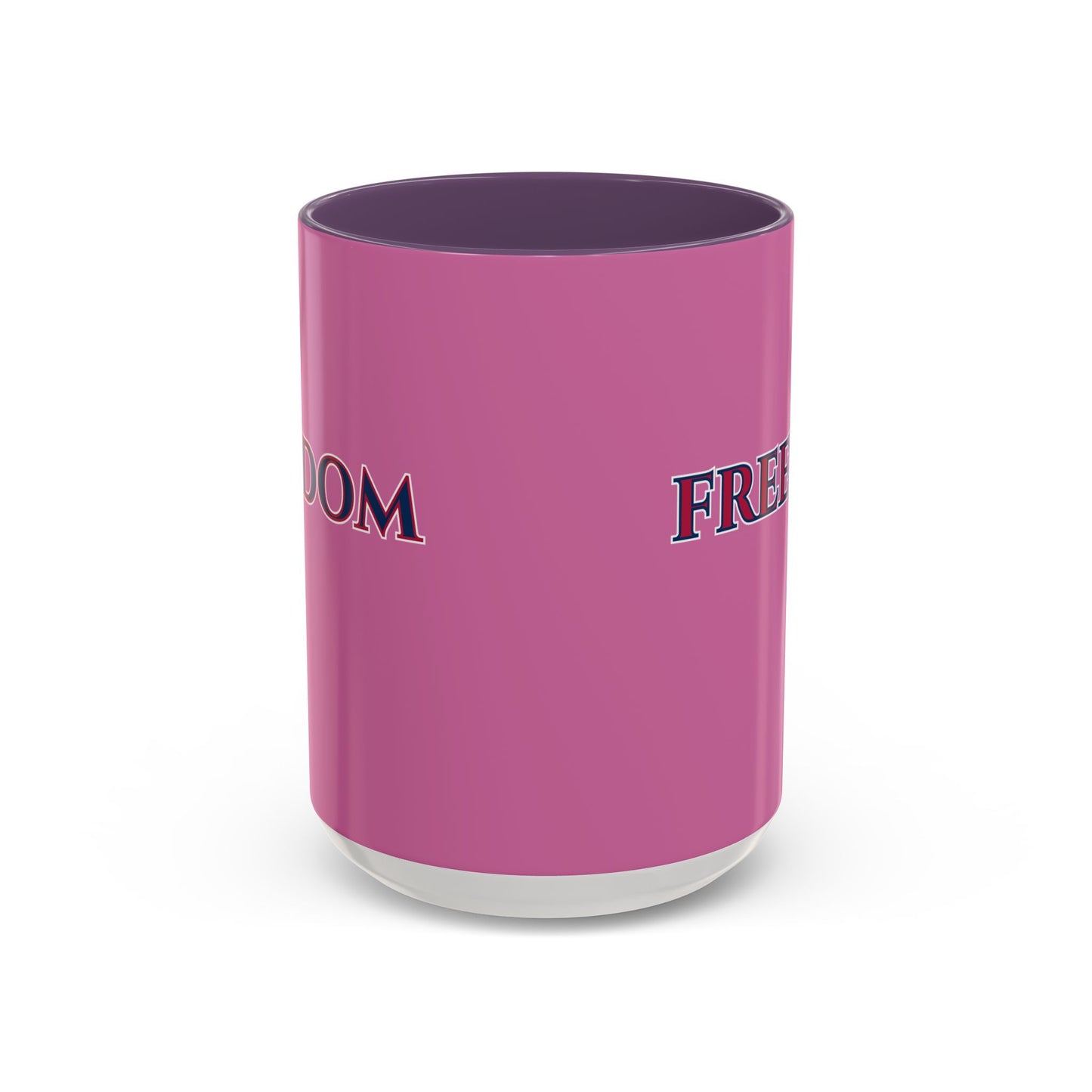 Freedom, Pink Accent Mug by theGreenDragonTavern.shop