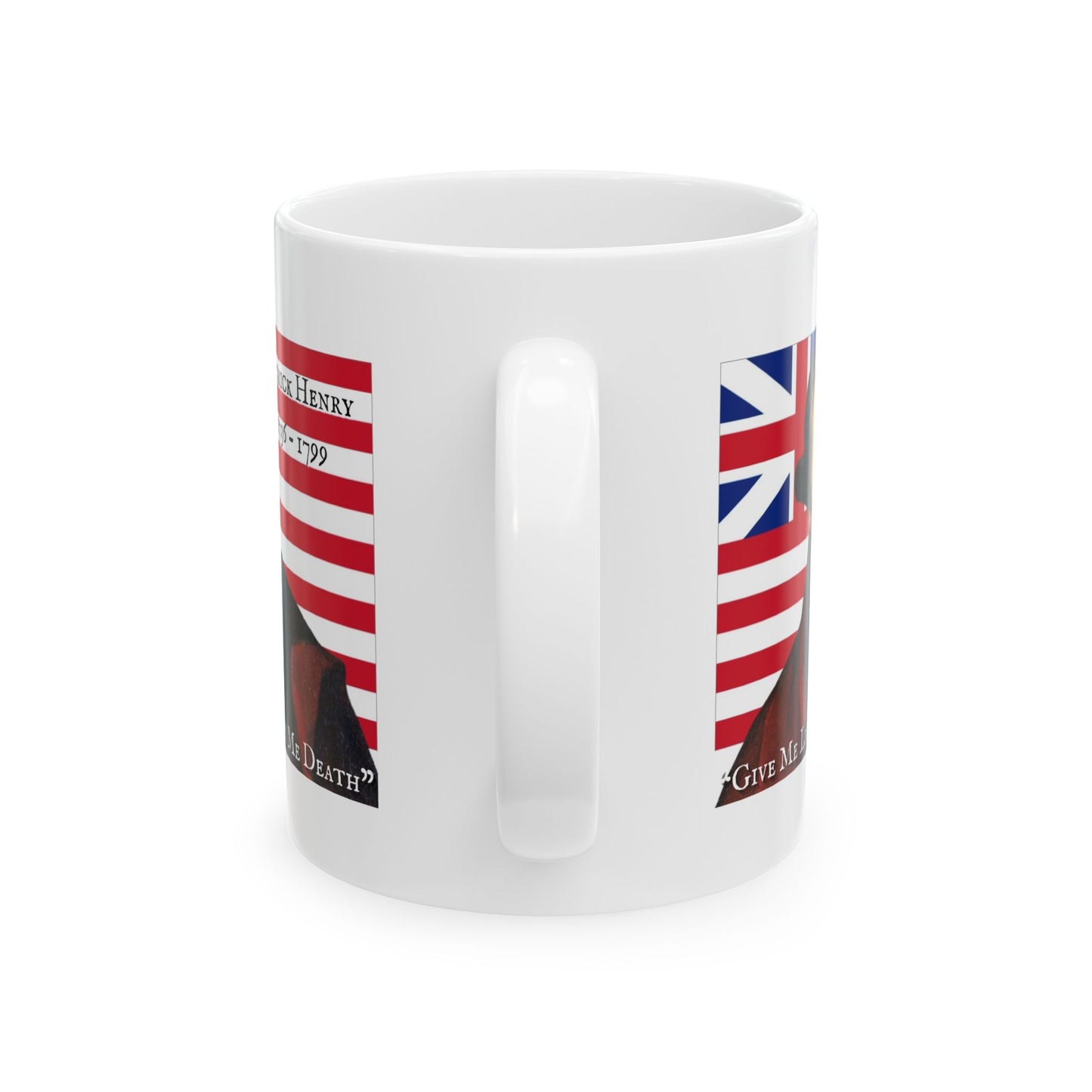 Patrick Henry White Mug by theGreenDragonTavern.shop