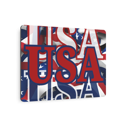 USA! USA! USA Red Center Metal Art Sign by theGreenDragonTavern.shop