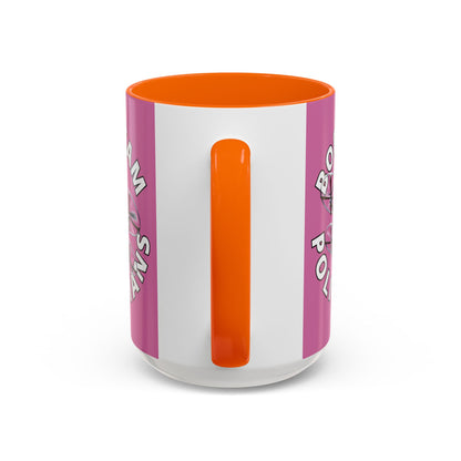 Bodycam the Politicians Drone Pink Accent Mug by theGreenDragonTavern.shop