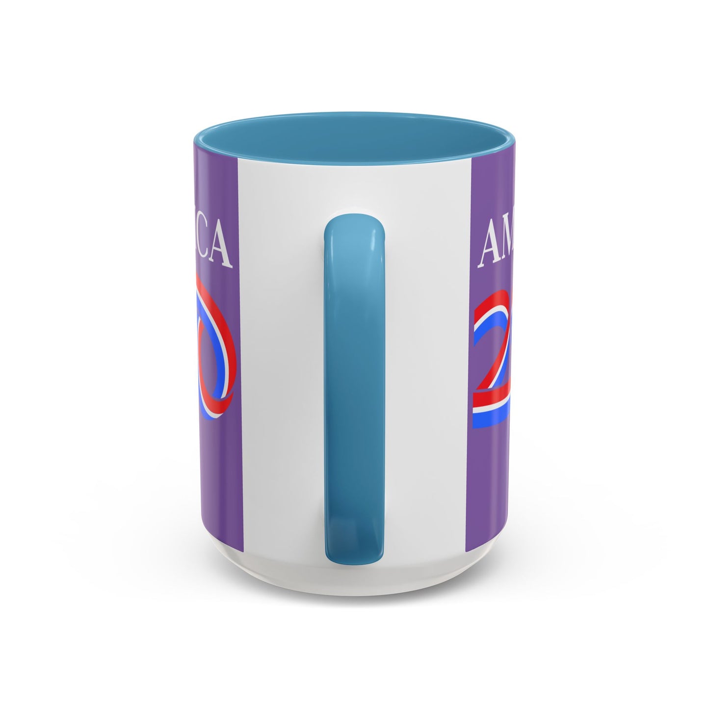 America 250 Light Purple Accent Mug by theGreenDragonTavern.shop