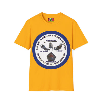 DNASM Student Art Navy Frame Lighter colors Unisex T-Shirt by theGreenDragonTavern.shop