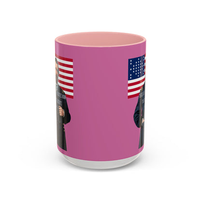 "Traitors and Patriots" Ulysses Grant Pink Accent Mug by theGreenDragonTavern.shop
