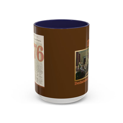 Declaration of Independence Brown Accent Mug by theGreenDragonTavern.shop
