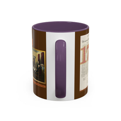 Declaration of Independence Brown Accent Mug by theGreenDragonTavern.shop
