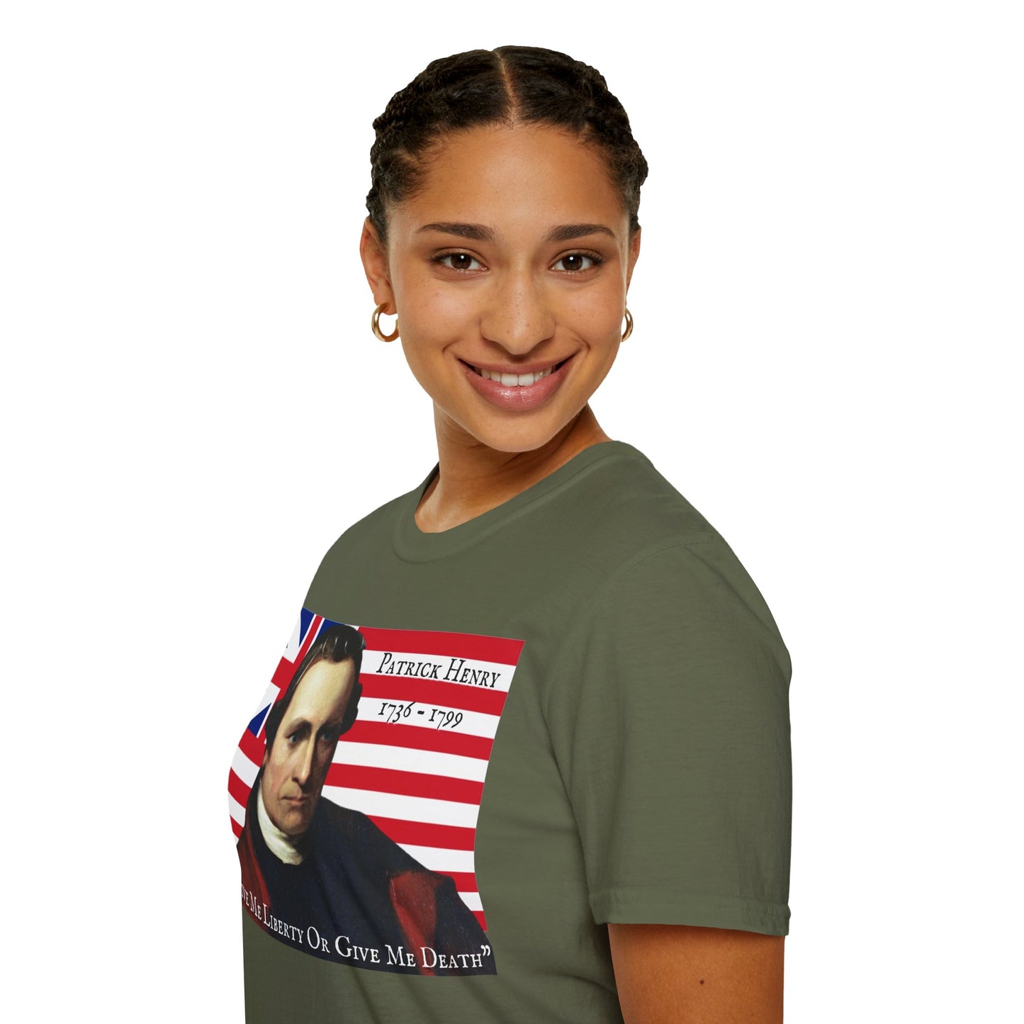 Patrick Henry Dark colors Unisex T-Shirt by theGreenDragonTavern.shop