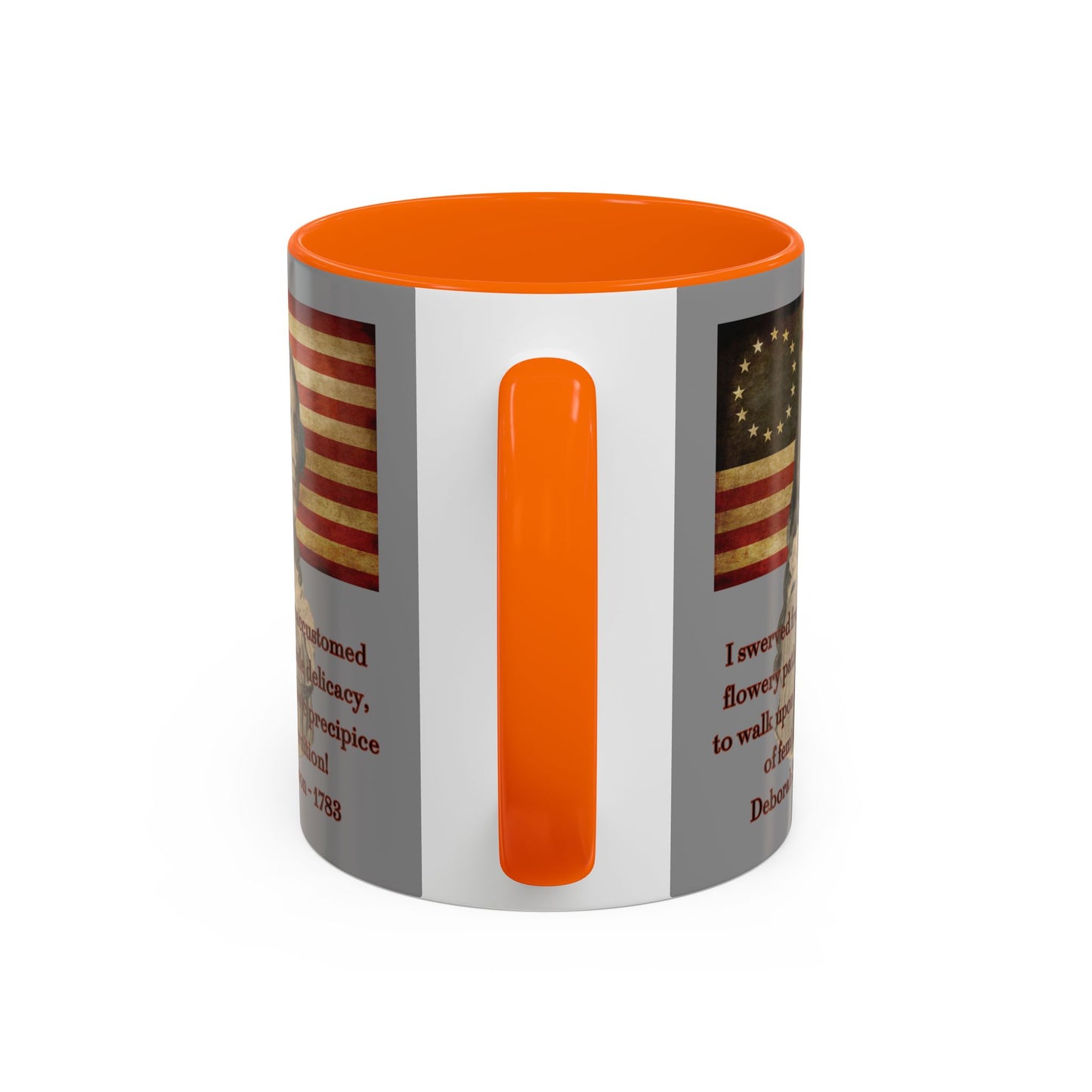 Deborah Sampson, America's Mulan Grey Accent Mug by theGreenDragonTavern.shop