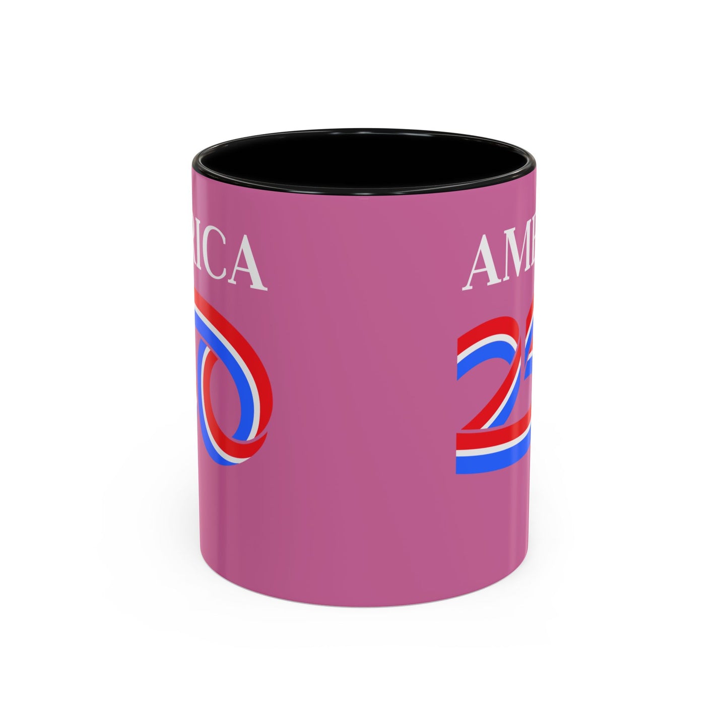 America 250 Pink Accent Mug by theGreenDragonTavern.shop