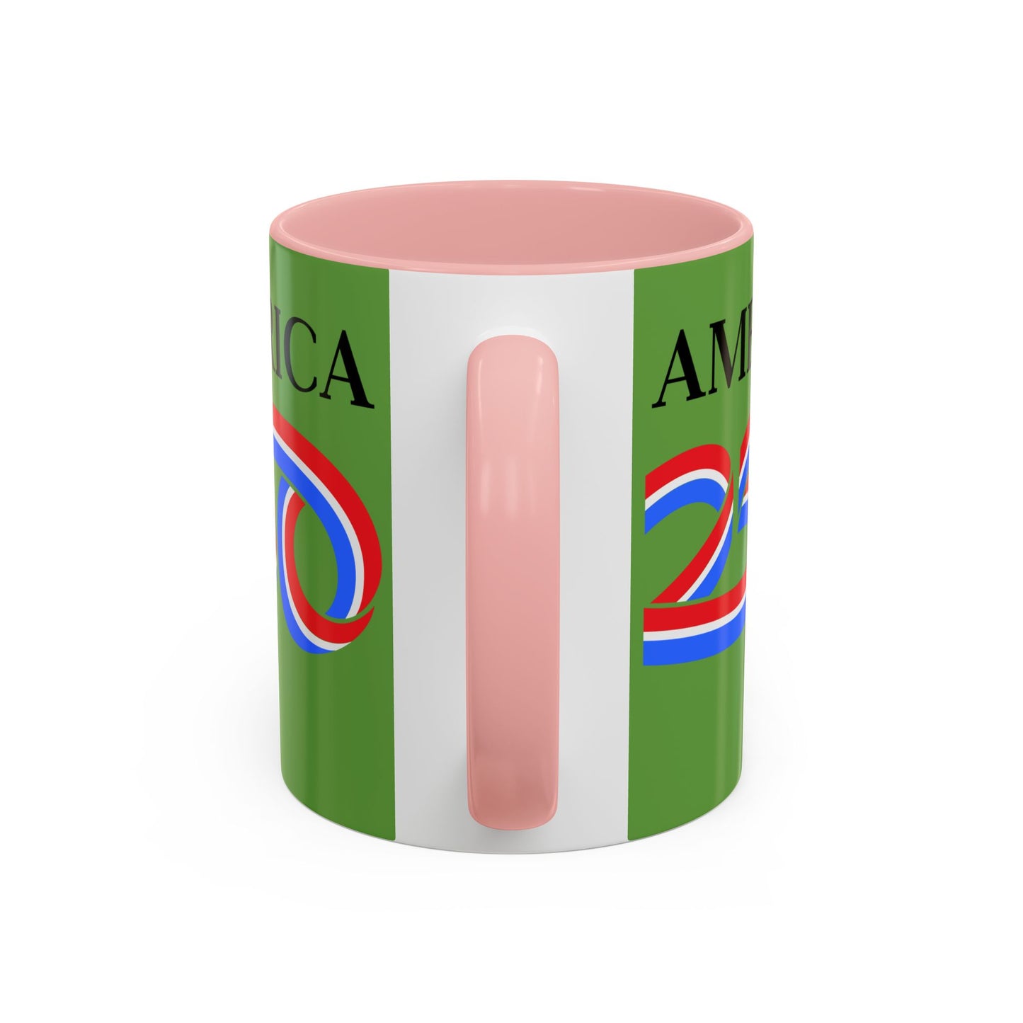 America 250 Green Accent Mug by theGreenDragonTavern.shop