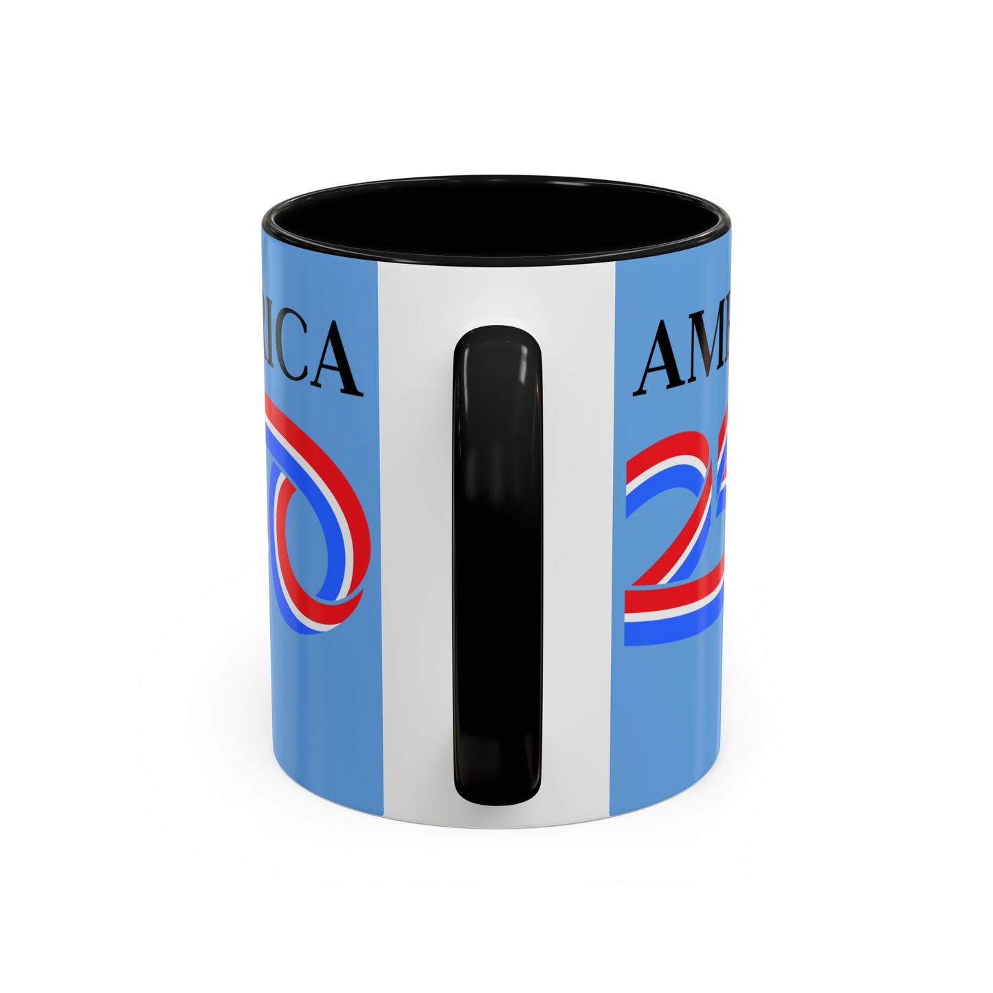 America 250 Light Blue Accent Mug by theGreenDragonTavern.shop