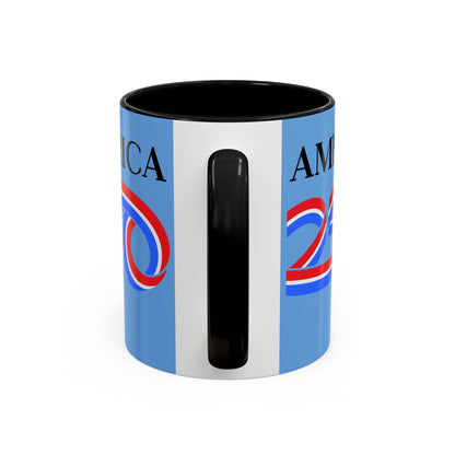 America 250 Light Blue Accent Mug by theGreenDragonTavern.shop