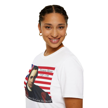 Patrick Henry Light colors Unisex T-Shirt by theGreenDragonTavern.shop