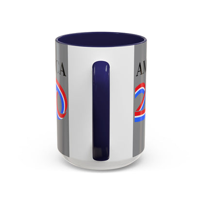 America 250 Grey Accent Mug by theGreenDragonTavern.shop