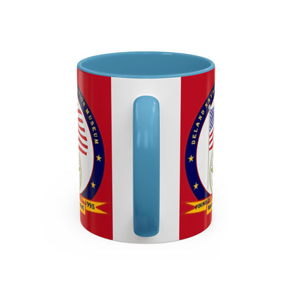 DeLand Naval Air Station Museum Red Accent Mug by theGreenDragonTavern.shop