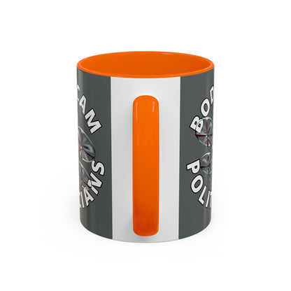 Bodycam the Politicians Drone Grey Accent Mug by theGreenDragonTavern.shop