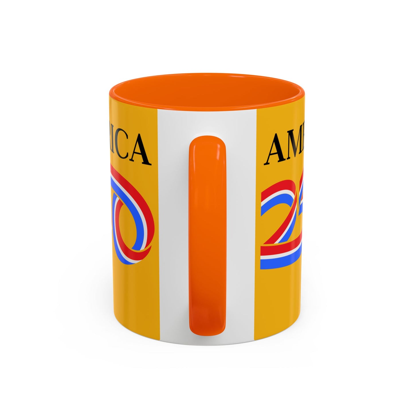 America 250 Yellow Accent Mug by theGreenDragonTavern.shop