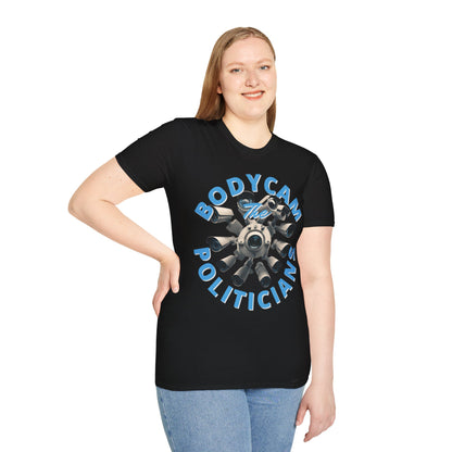 Bodycam the Politicians Cameras Dark colors Unisex T-Shirt by theGreenDragonTavern.shop