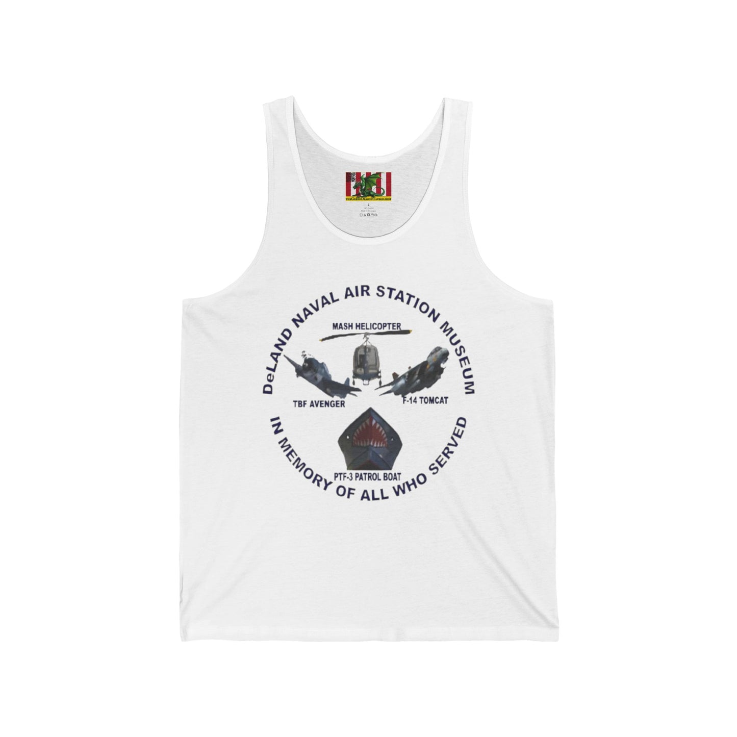 DNASM Student Art Unisex Jersey Tank Top by theGreenDragonTavern.shop
