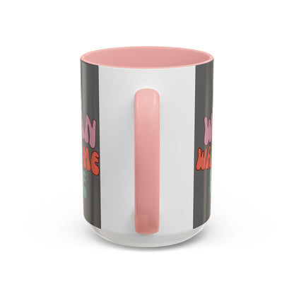 I Am Woman Watch Me Vote Grey Accent Mug by theGreenDragonTavern.shop