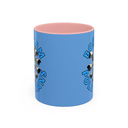 Bodycam the Politicians Cameras Blue Accent Mug by theGreenDragonTavern.shop