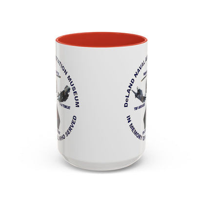 DNASM Student art White Accent Mug by theGreenDragonTavern.shop