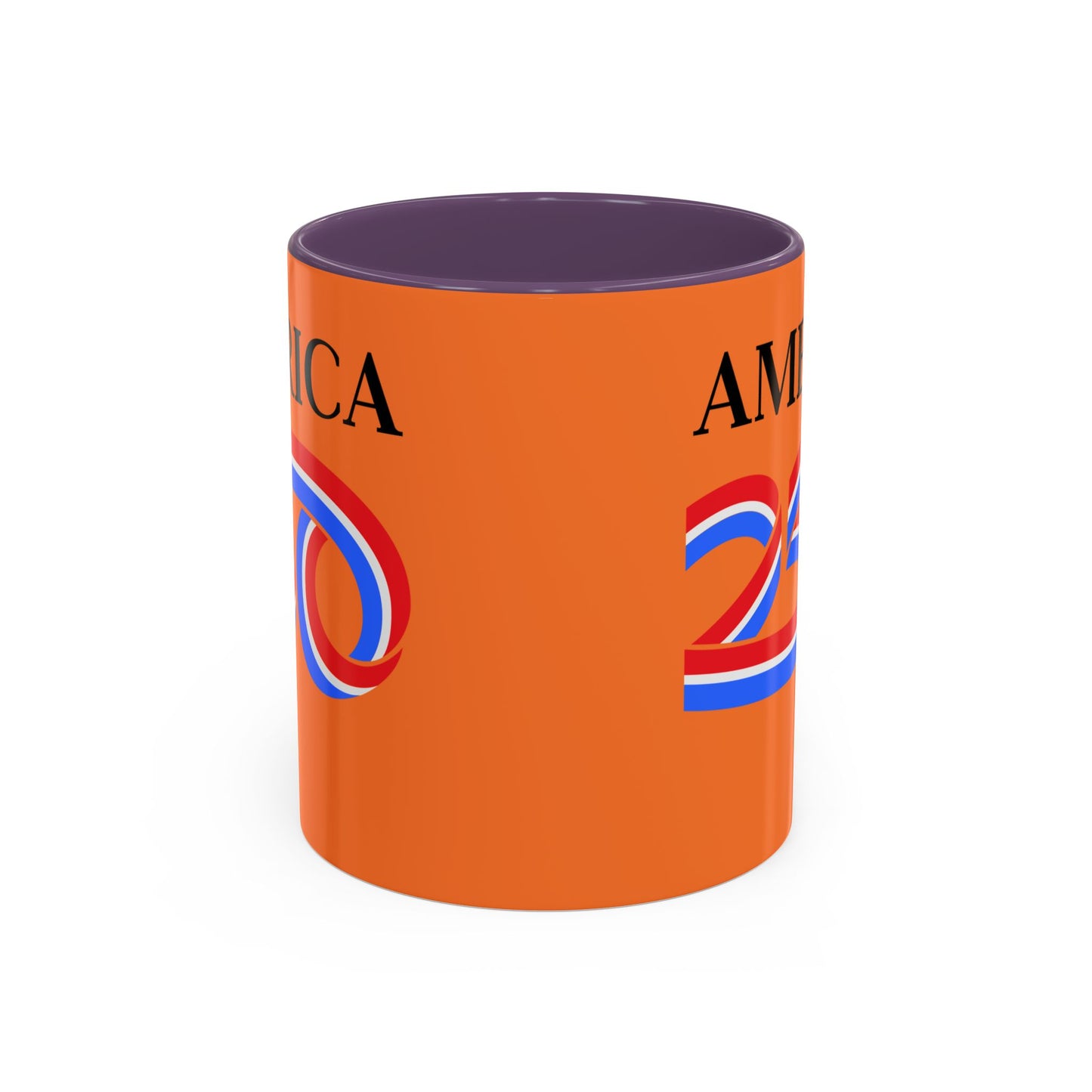 America 250 Orange Accent Mug by theGreenDragonTavern.shop