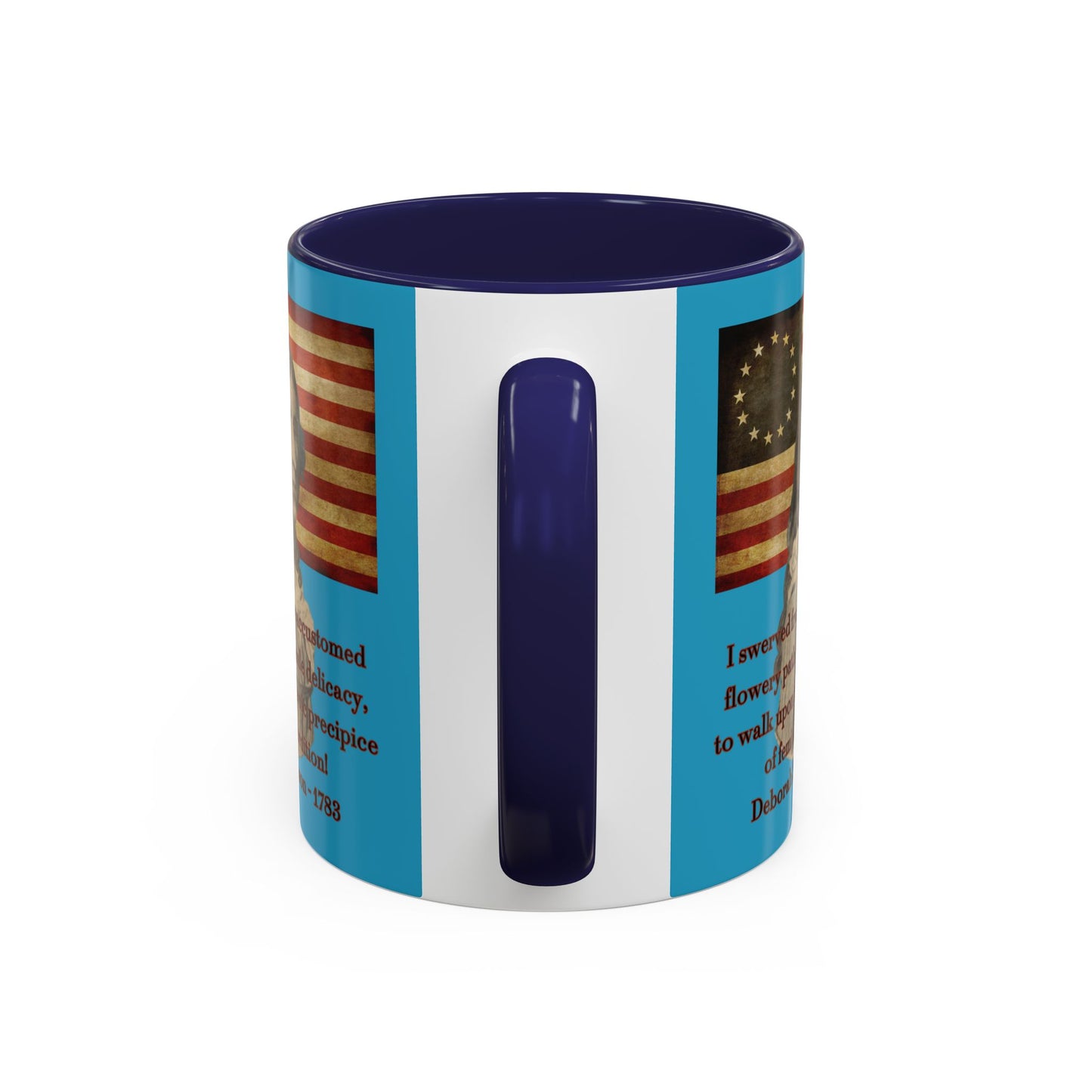 Deborah Sampson, America's Mulan Turquoise Accent Mug by theGreenDragonTavern.shop