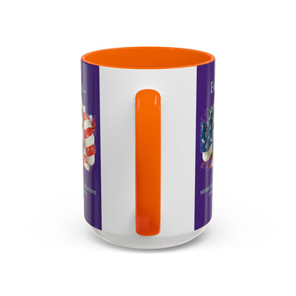 Ronald Reagan Freedom Vendetta Purple Accent Mug by theGreenDragonTavern.shop