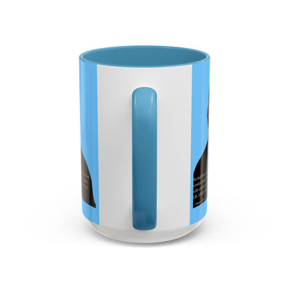 We hold these truths to be self-evident Light Blue Accent Mug by theGreenDragonTavern.shop