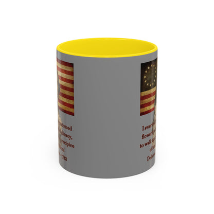Deborah Sampson, America's Mulan Grey Accent Mug by theGreenDragonTavern.shop