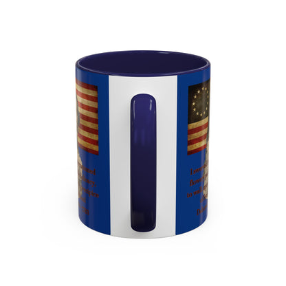 Deborah Sampson, America's Mulan Dark Blue Accent Mug by theGreenDragonTavern.shop