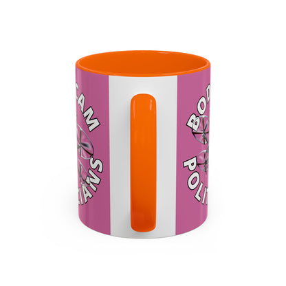 Bodycam the Politicians Drone Pink Accent Mug by theGreenDragonTavern.shop