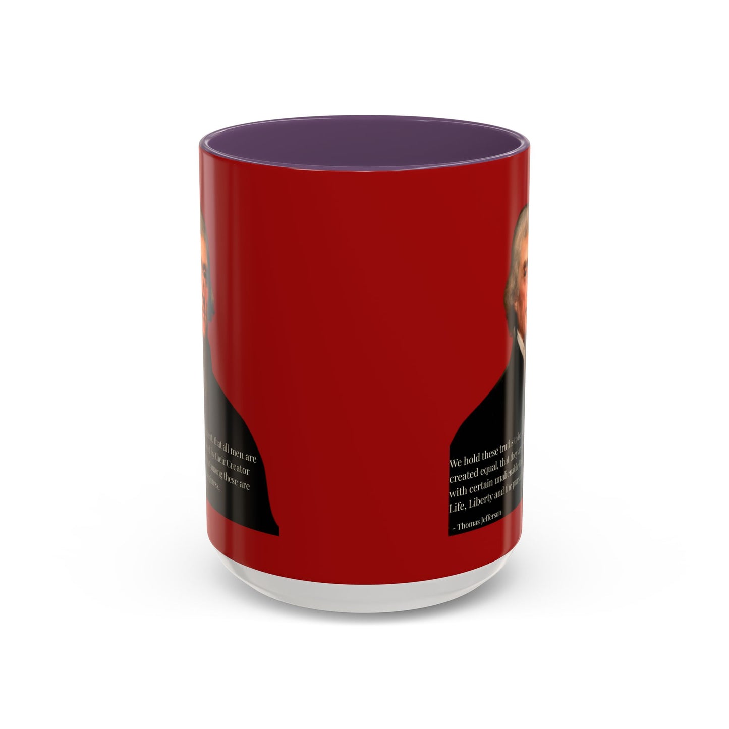 We hold these truths to be self-evident Red Accent Mug by theGreenDragonTavern.shop