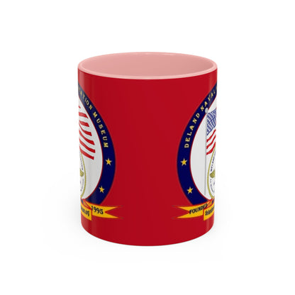 DeLand Naval Air Station Museum Red Accent Mug by theGreenDragonTavern.shop