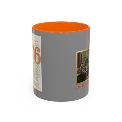 Declaration of Independence Grey Accent Mug by theGreenDragonTavern.shop