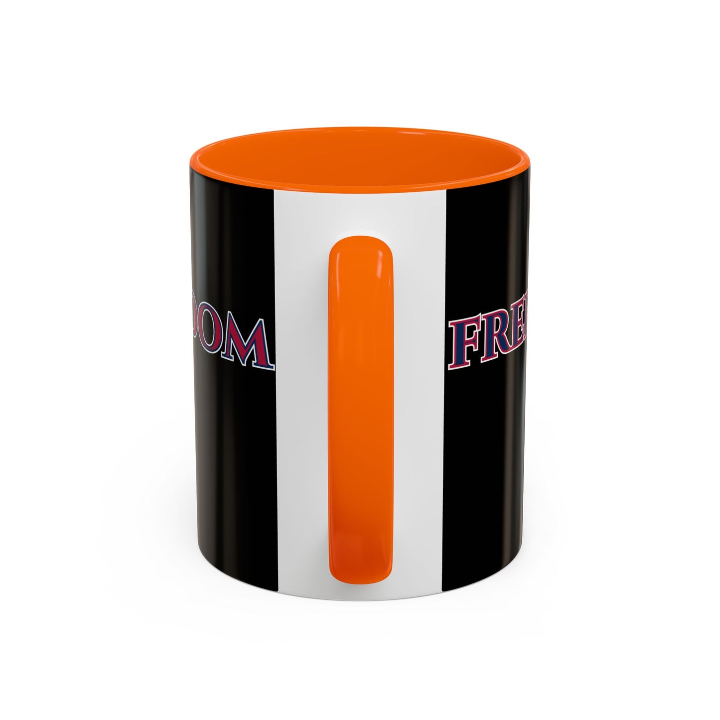 Freedom, Black Accent Mug by theGreenDragonTavern.shop