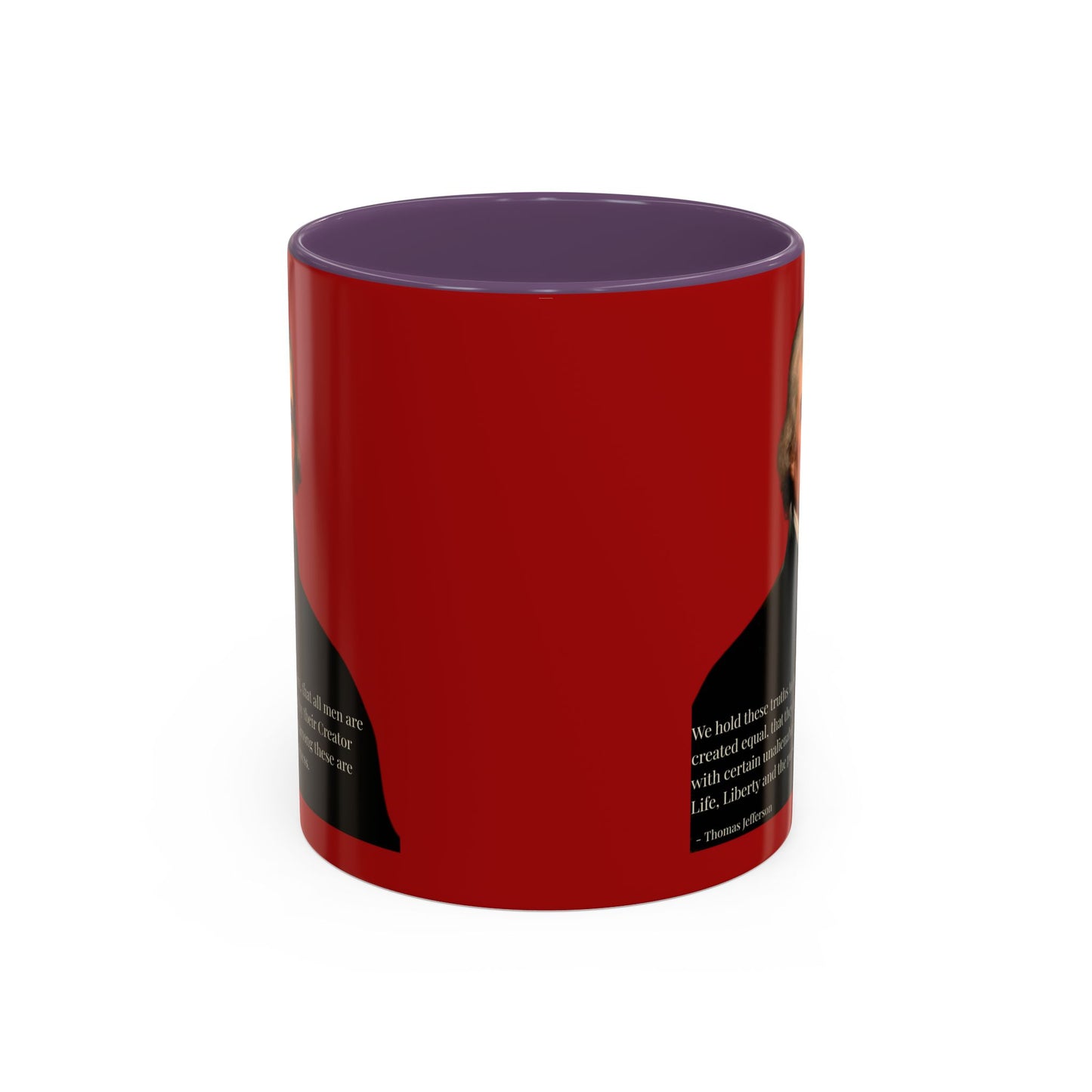 We hold these truths to be self-evident Red Accent Mug by theGreenDragonTavern.shop
