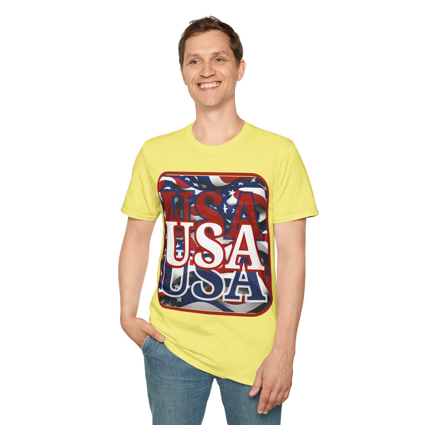 Red WHITE and Blue USA Patriot LTcolors Unisex T-Shirt by theGreenDragonTavern.shop