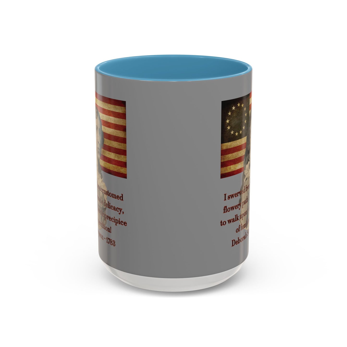 Deborah Sampson, America's Mulan Grey Accent Mug by theGreenDragonTavern.shop