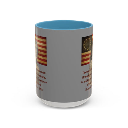Deborah Sampson, America's Mulan Grey Accent Mug by theGreenDragonTavern.shop