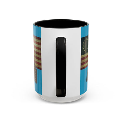 Washington's Earnest Prayer Turquoise Accent Mug by theGreenDragonTavern.shop