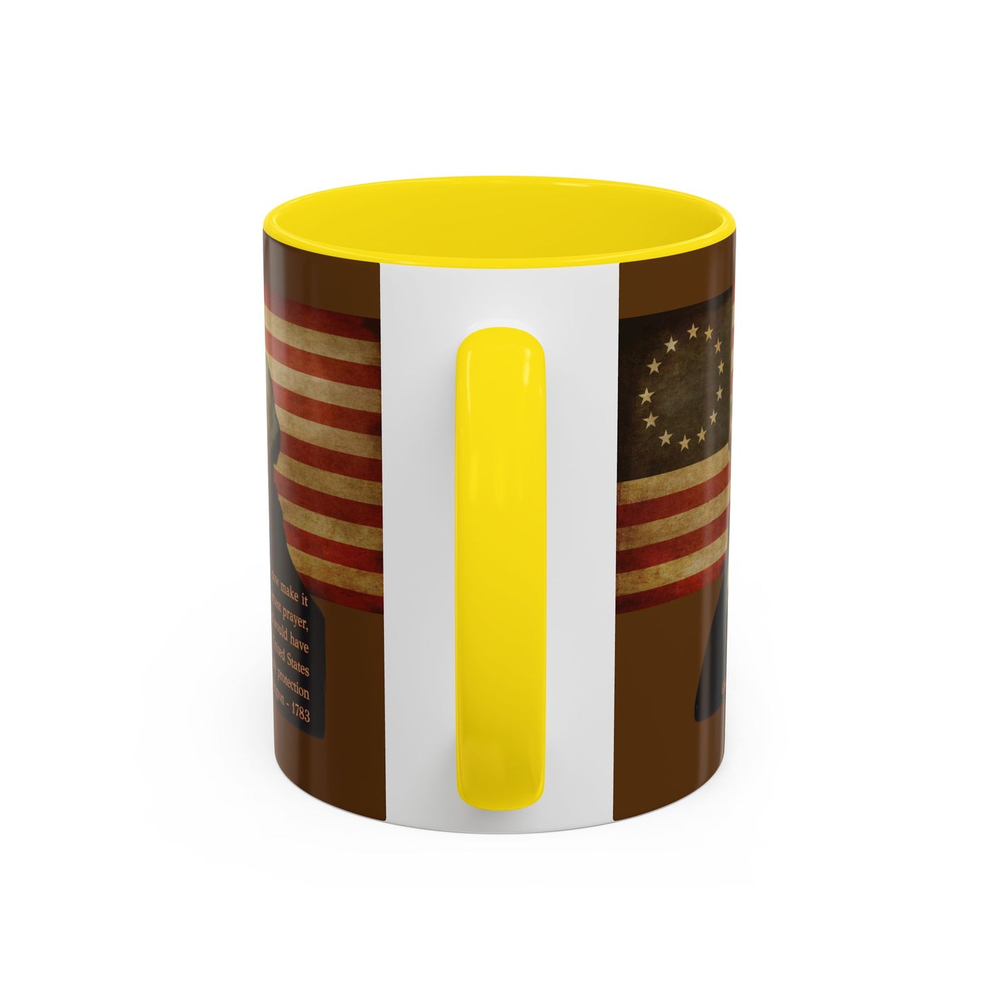 Washington's Earnest Prayer Brown Accent Mug by theGreenDragonTavern.shop