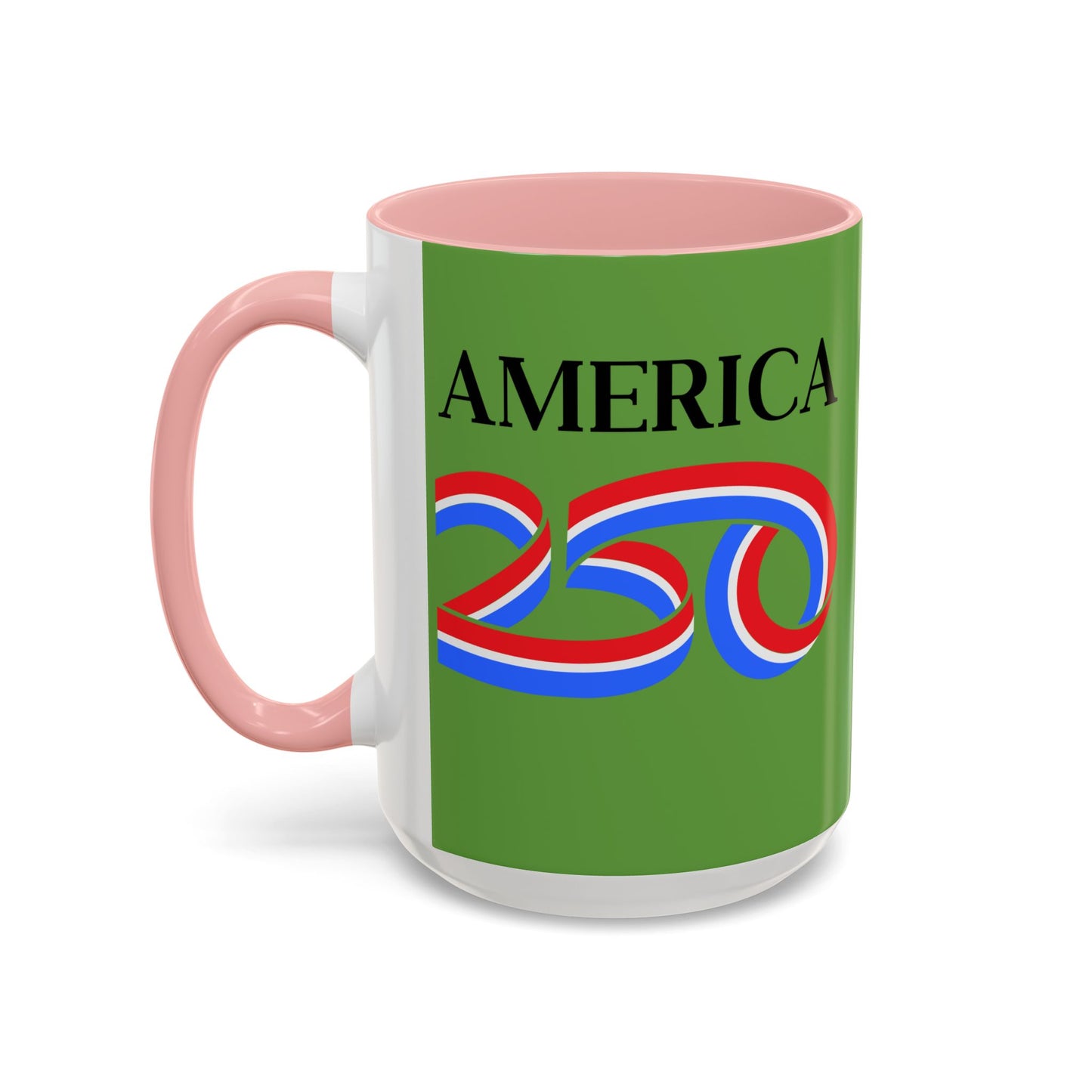 America 250 Green Accent Mug by theGreenDragonTavern.shop